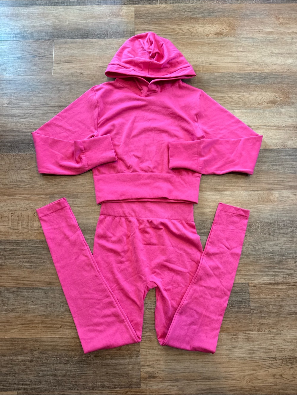 SWANK A Posh Hot Pink Barbiecore Leggings And Hoody Size S/M